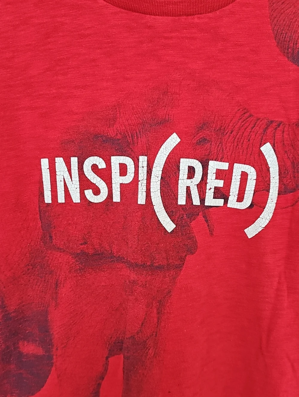 Levi's Red Short-Sleeve Graphic Tee - Inspi(RED) Elephant